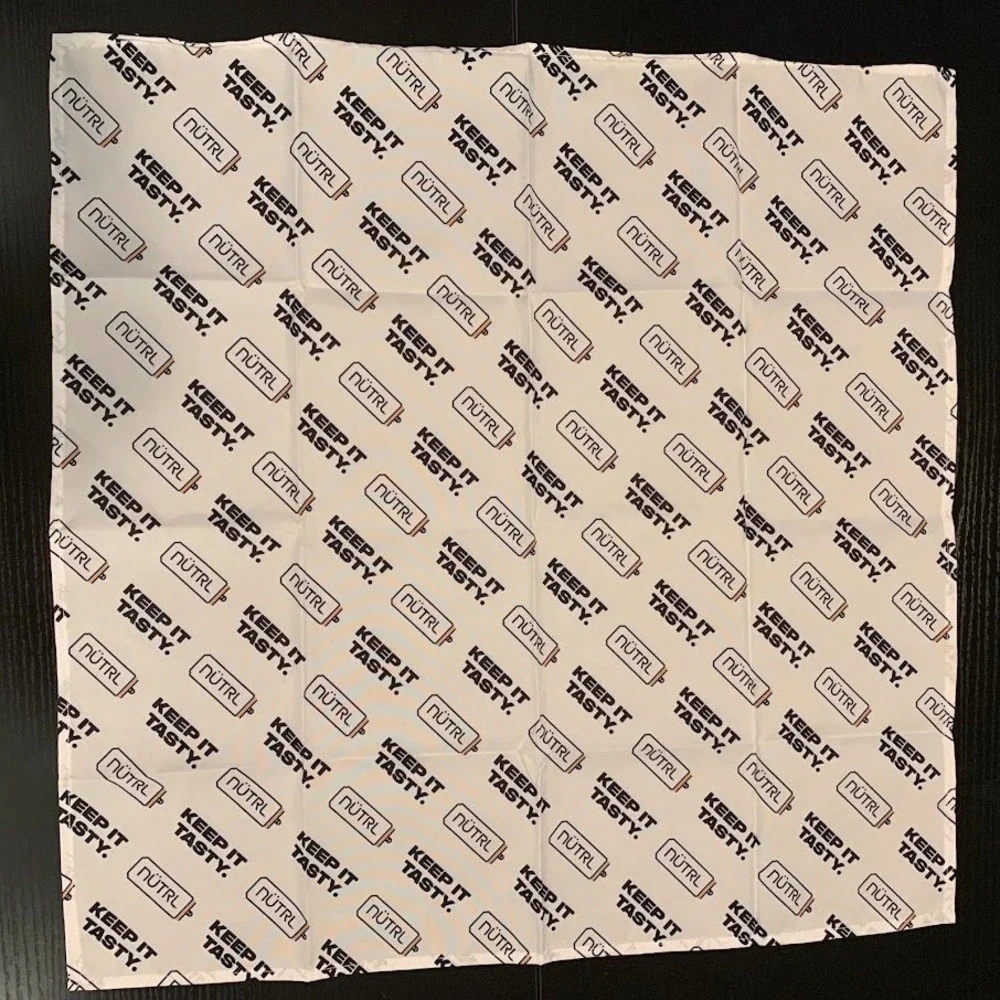 Nutrl Vodka Seltzer Promotional Patterned Merch Bandana Handkerchief